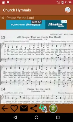 The Church Hymnal android App screenshot 0