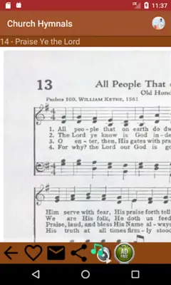 The Church Hymnal android App screenshot 1
