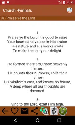 The Church Hymnal android App screenshot 2